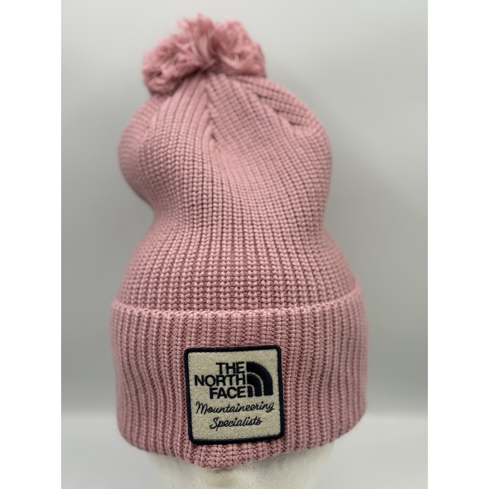 The North Face Heritage Pom Beanie - Pink, Men's One Size, Recycled Fabric